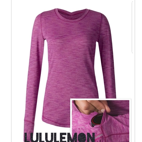 lululemon athletica Tops - ☆Lululemon☆5 Mile Long Sleeve☆Size 4
